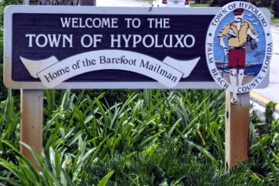 Hypoluxo, FL Sign
